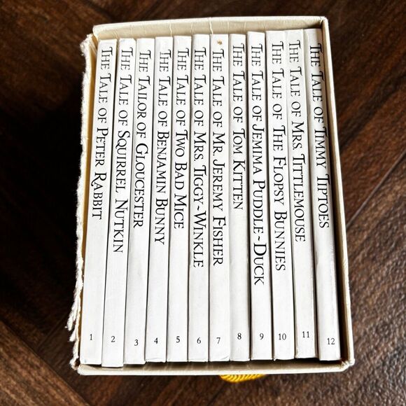Vintage 1986 Lot of 12 Peter Rabbit Books Beatrix Potter Collection - Picture 10 of 10